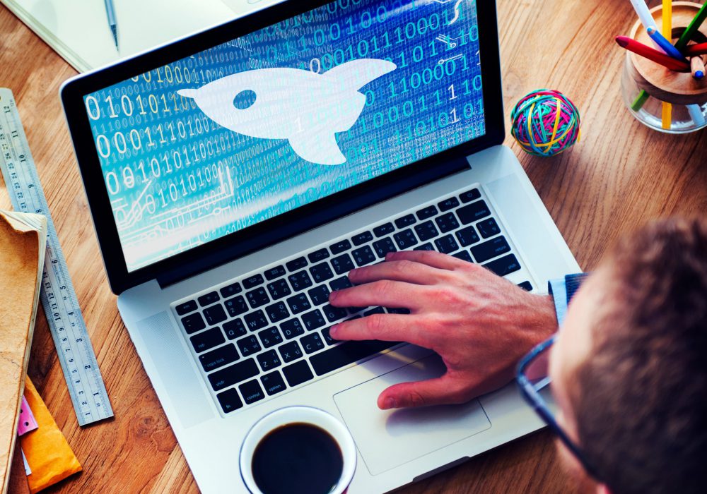 Launch Growth Success Increase Business Begin Vision Concept